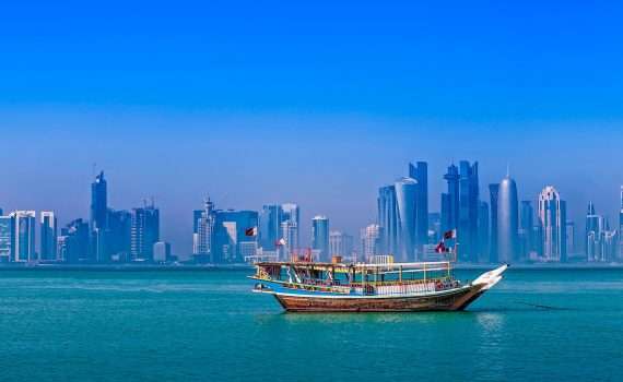 sea city water skyline